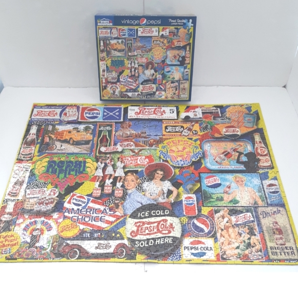 Vintage Pepsi 1000-piece puzzle by White Mountain - Picture 2 of 3